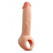 Телесная насадка-удлинитель Thrive 8.75 Inch Realistic Penis Extender Sleeve - 22,2 см. - Blush Novelties - в Новошахтинске купить с доставкой