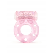 Розовое эрекционное виброкольцо с бабочкой - 1137 - в Новошахтинске купить с доставкой