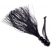 Черная силиконовая плетка - 25,4 см. - Boys of Toys - купить с доставкой в Новошахтинске