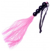 Розовая силиконовая плеть - 35,5 см. - Boys of Toys - купить с доставкой в Новошахтинске