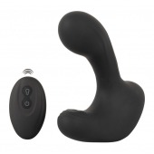 Черная анальная вибропробка с функцией расширения RC Butt Plug with 3 functions - Orion - в Новошахтинске купить с доставкой