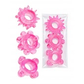 Комплект из 3 розовых эрекционных колец - Erowoman-Eroman - в Новошахтинске купить с доставкой