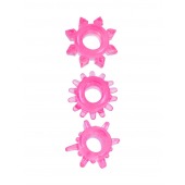 Комплект из трех розовых эрекционных колец - Erowoman-Eroman - в Новошахтинске купить с доставкой