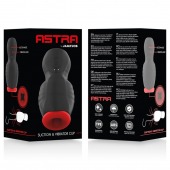 Черно-красный мастурбатор с вибрацией и всасыванием - JAMYJOB - в Новошахтинске купить с доставкой