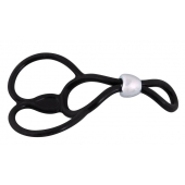 Лассо с подхватом мошонки Triple Ball-und Cockring - Orion - в Новошахтинске купить с доставкой