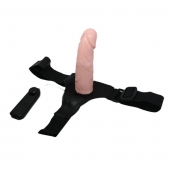 Реалистичный страпон-фаллоимитатор на трусиках Ultra Passionate Harness - 15 см. - Baile - купить с доставкой в Новошахтинске