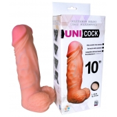 Фаллическая насадка Харнесс UNICOCK 10  - 25 см. - LOVETOY (А-Полимер) - купить с доставкой в Новошахтинске