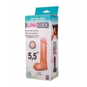 Фаллическая насадка Харнесс UNICOCK 5,5  - 17 см. - LOVETOY (А-Полимер) - купить с доставкой в Новошахтинске