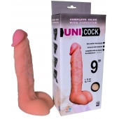 Фаллическая насадка Харнесс UNICOCK 9  - 24 см. - LOVETOY (А-Полимер) - купить с доставкой в Новошахтинске