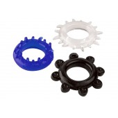 Набор из 3 разноцветных эрекционных колец - A-toys - в Новошахтинске купить с доставкой