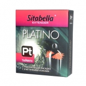 Стимулирующая насадка с шипиками по бокам Platino  Тайфун - Sitabella - купить с доставкой в Новошахтинске