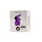 Эрекционное кольцо с подхватом мошонки и стимуляцией клитора Bullet Lastic Ring - Adrien Lastic - в Новошахтинске купить с доставкой