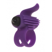 Эрекционное кольцо с подхватом мошонки и стимуляцией клитора Bullet Lastic Ring - Adrien Lastic - в Новошахтинске купить с доставкой