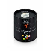 Массажная свеча с ароматом бубль-гума Bougie de Massage Gourmande Bubble Gum - 80 мл. - Plaisir Secret - купить с доставкой в Новошахтинске