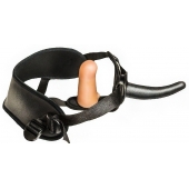 Женский страпон с вагинальной пробкой Woman Strap - 12 см. - LOVETOY (А-Полимер) - купить с доставкой в Новошахтинске