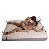 Бондаж для фиксации на кровати Frisky Bedroom Restraint Kit - XR Brands - купить с доставкой в Новошахтинске