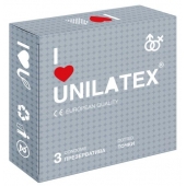 Презервативы с точками Unilatex Dotted - 3 шт. - Unilatex - купить с доставкой в Новошахтинске