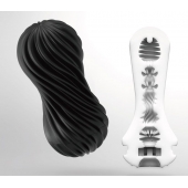 Мастурбатор FLEX Rocky Black с плотным рельефом - Tenga - в Новошахтинске купить с доставкой