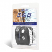 Утяжка для мошонки и пениса Cock Ring With 1  Ball Stretcher And Optional Weight Ring - BlueLine - купить с доставкой в Новошахтинске