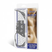 Утяжка на пенис и мошонку Cock Ring With 1.5  Ball Stretcher And Optional Weight Ring - BlueLine - купить с доставкой в Новошахтинске