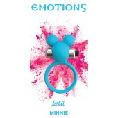 Голубое эрекционное виброколечко Emotions Minnie Breeze - Lola Games - в Новошахтинске купить с доставкой