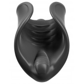 Чёрный мастурбатор Vibrating Silicone Stimulator с вибрацией - Pipedream - в Новошахтинске купить с доставкой