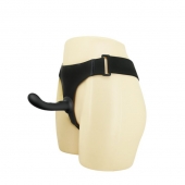 Страпон с изогнутой головкой Ultra Harness Curvy Dildo - 15,8 см. - Baile - купить с доставкой в Новошахтинске