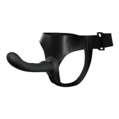 Страпон с изогнутой головкой Ultra Harness Curvy Dildo - 15,8 см. - Baile - купить с доставкой в Новошахтинске