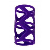 Фиолетовая насадка-сетка на пенис - 7,5 см. - A-toys - в Новошахтинске купить с доставкой