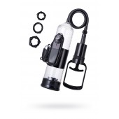 Вакуумная помпа A-toys с вибропулей и эрекционными кольцами - A-toys - в Новошахтинске купить с доставкой