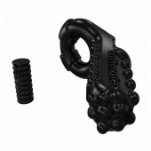 Чёрное эрекционное виброкольцо Tickle - Bathmate - в Новошахтинске купить с доставкой