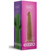 Телесный фаллоимитатор без мошонки Mad Cactus - 18,5 см. - EGZO