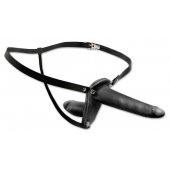 Женский страпон с вагинальной пробкой Double Penetrix Strap-on - 15 см. - Pipedream - купить с доставкой в Новошахтинске