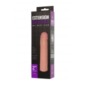 Насадка-удлинитель Extension sleeve телесного цвета - 18,5 см. - Sitabella - в Новошахтинске купить с доставкой