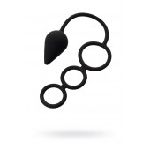 Тройное эрекционное кольцо с анальным хвостом Drop M-size - Erotist Adult Toys - в Новошахтинске купить с доставкой