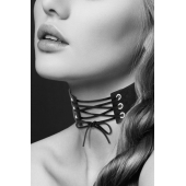 Оригинальный ошейник-чокер со шнуровкой - Bijoux Pour Toi - купить с доставкой в Новошахтинске