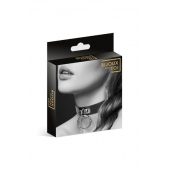 Узенький ошейник из полиуретана с кольцом - Bijoux Pour Toi - купить с доставкой в Новошахтинске