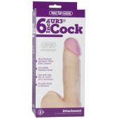 Ультра реалистичная насадка Vac-U-Lock  6  ULTRASKYN Cock - 17,3 см. - Doc Johnson - купить с доставкой в Новошахтинске