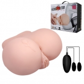 Вагина и анус с вибрацией CrazyBull Vagina and Ass - Baile - в Новошахтинске купить с доставкой