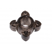 Чёрное эрекционное кольцо Rings Screw - Lola Games - в Новошахтинске купить с доставкой