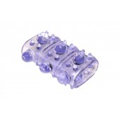 Фиолетовая насадка на пенис Rings Armour - Lola Games - в Новошахтинске купить с доставкой