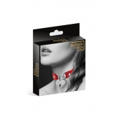 Красный чокер с замком в форме сердца - Bijoux Pour Toi - купить с доставкой в Новошахтинске