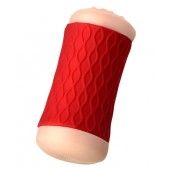 Двухсторонний мастурбатор JOS  NADIN в красном цилиндре - JOS - в Новошахтинске купить с доставкой