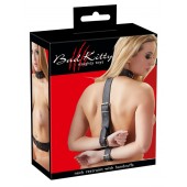 Фиксация на шею и запястья Bad Kitty Neck and Hand Restraints - Orion - купить с доставкой в Новошахтинске