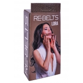 Кляп-трензель Lora с металлическими кольцами - Rebelts - купить с доставкой в Новошахтинске