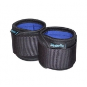 Неопреновые черно-синие наручники - Sitabella - купить с доставкой в Новошахтинске