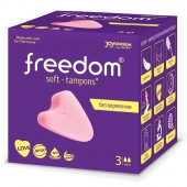 Женские гигиенические тампоны без веревочки FREEDOM mini - 3 шт. - Freedom - купить с доставкой в Новошахтинске