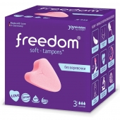 Женские гигиенические тампоны без веревочки FREEDOM normal - 3 шт. - Freedom - купить с доставкой в Новошахтинске