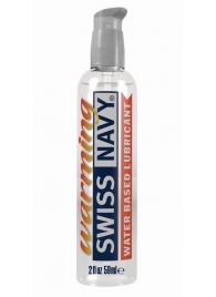 Разогревающий лубрикант на водной основе Swiss Navy Warming Lube - 59 мл. - Swiss navy - купить с доставкой в Новошахтинске