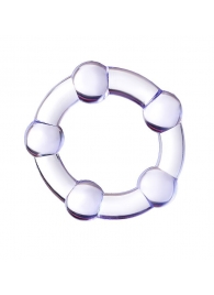 Фиолетовое эрекционное кольцо A-Toys - A-toys - в Новошахтинске купить с доставкой